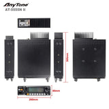 ANYTONE AT 5555N II (NEW VERSION SMALLER CASE) 10M 11M 5555 N HAM CB RADIO TRANSCEIVER SSB: 60W + PROGRAMMING CABLE + SOFTWARE