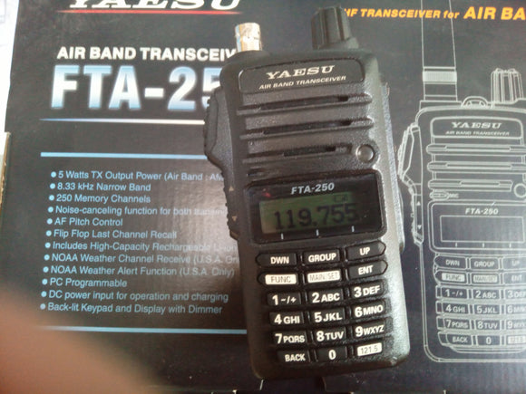 Yaesu FTA-250L Airband transceiver USED