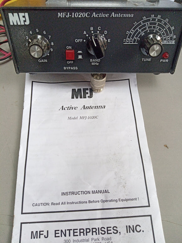 MFJ-1020C - SWL Active Indoor Ant.3-30 MHz USED