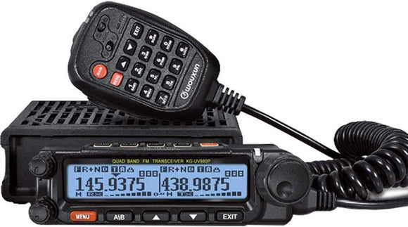 Wouxun KG-UV980P Quadband transceiver & seven bands receiver